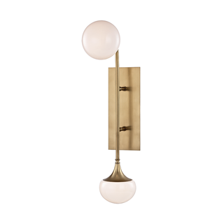 Fleming Wall Sconce Aged Brass