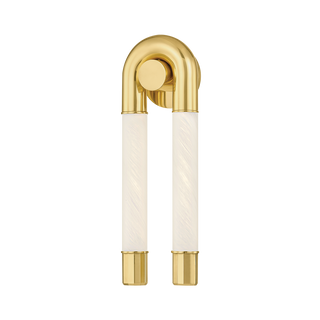 ZEME Wall Sconce In VINTAGE POLISHED BRASS Finish
