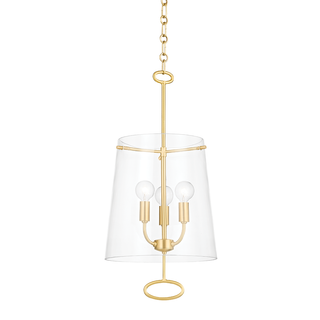 James Pendant with Aged Brass Finish