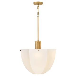 Becca Large Pendant in Heritage Brass