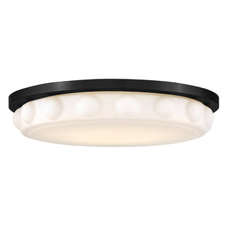 Zoey Medium LED Flush Mount in Black