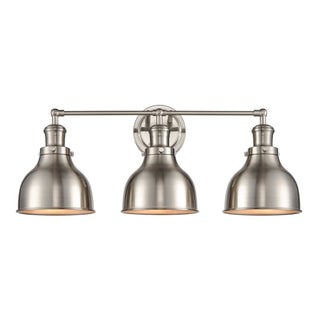 Haralson 24'' Wide 3-Light Vanity Light - Satin Nickel