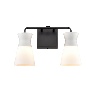 Brookville 15'' Wide 2-Light Vanity Light - Matte Black