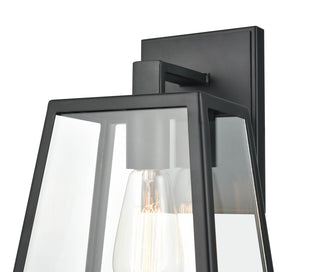 Grant 1-Light Outdoor Wall Sconce Powder Coated Black