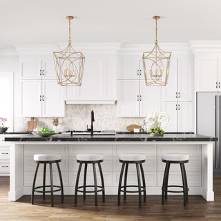 Tracy 4-Light Pendant light Painted Modern Gold