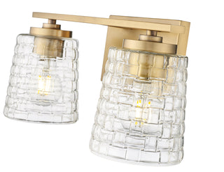 Saben 2-Light Vanity Vintage Brass