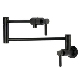 Convergent Pot Filler Faucet in Matte Black