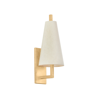 TIRANA Wall Sconce In Vintage Gold Leaf Finish