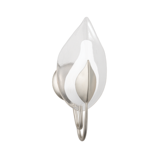 Blossom Wall Sconce Silver Leaf