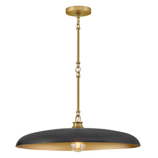 Sadie Large Dome Chandelier in Lacquered Brass