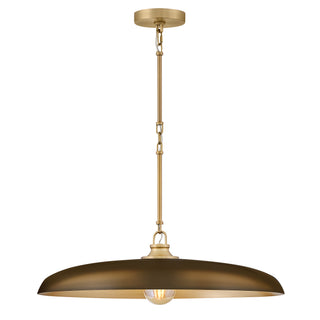Sadie Medium Dome Chandelier in Lacquered Brass