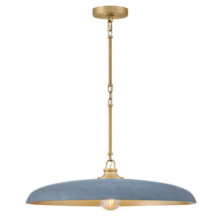 Sadie Medium Dome Chandelier in Lacquered Brass