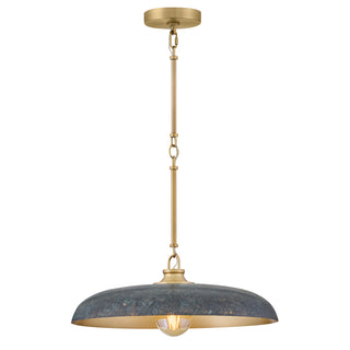 Sadie Medium Dome Pendant in Lacquered Brass