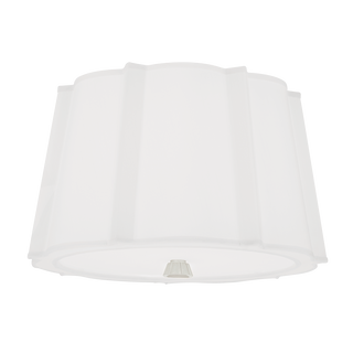 Humphrey Flush Mount with Polished Nickel Finish