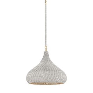 HAMPSTEAD Pendant with AGED BRASS Finish