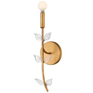 Aliso Medium Single Light Sconce in Distressed Brass