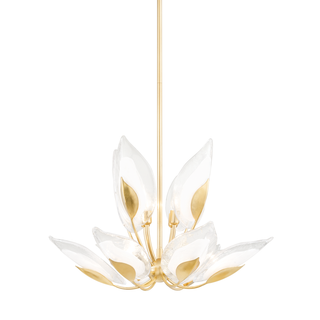 Blossom Chandelier Gold Leaf