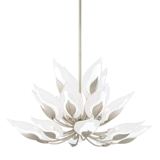 Blossom Chandelier Silver Leaf