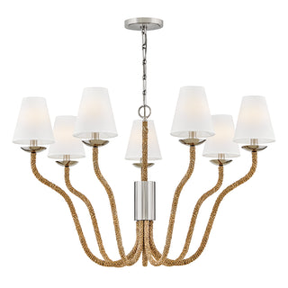 Harwich Large Chandelier in Polished Nickel