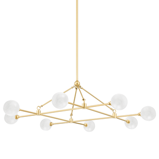 Andrews Chandelier Aged Brass