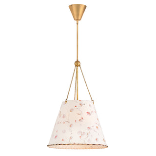 Primrose Large Pendant in Distressed Brass