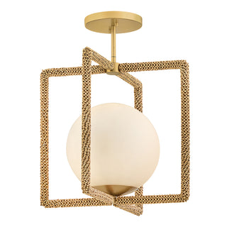 Keona Medium Convertible Semi-Flush Mount in Deluxe Gold