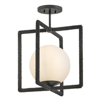 Keona Medium Convertible Semi-Flush Mount in Painted Black Oxide