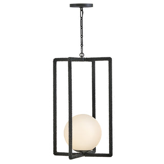 Keona Large Pendant in Painted Black Oxide