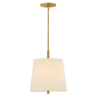 Clive Large Tapered Pendant in Heritage Brass
