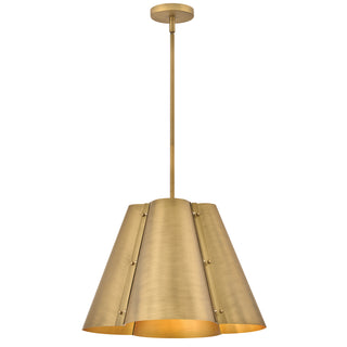Bowman Large Pendant in Heritage Brass