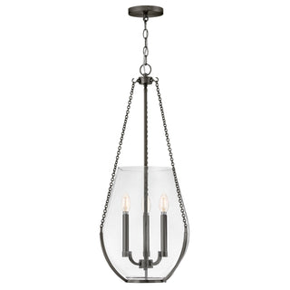 Farrin Medium Pendant in Gunmetal