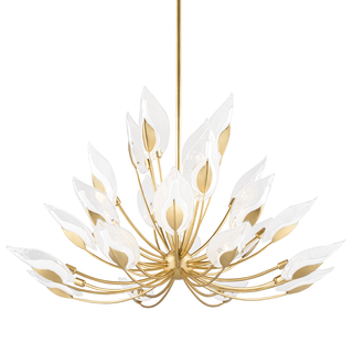 Blossom Chandelier Gold Leaf