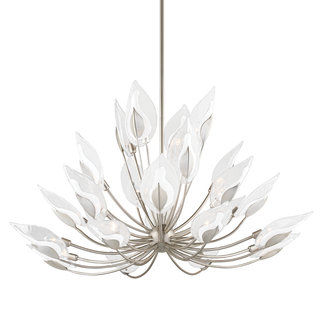 Blossom Chandelier Silver Leaf