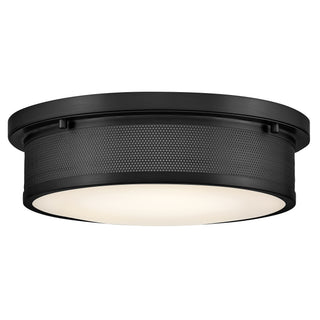 Pierce Medium Flush Mount in Black