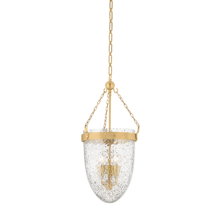ANGUS Lantern In Vintage Brass Finish