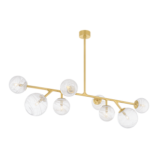 GLASGOW Linear In VINTAGE POLISHED BRASS Finish