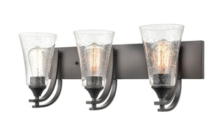 Natalie 3-Light Vanity Matte Black