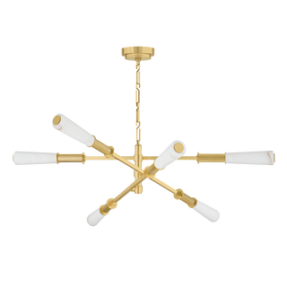 DASHIELL Chandelier In VINTAGE POLISHED BRASS Finish