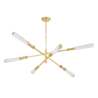 DASHIELL Chandelier In VINTAGE POLISHED BRASS Finish