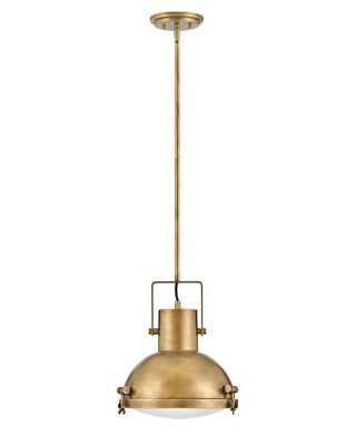 Nautique Medium Pendant in Heritage Brass