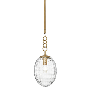 Venice Pendant with Aged Brass Finish