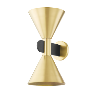 Cranston Wall Sconce with Aged Brass Finish