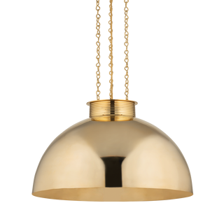 PERSEUS Pendant In Vintage Brass Finish
