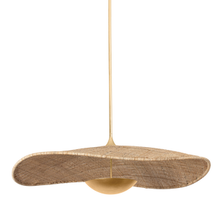 SHILOH PENDANT with VINTAGE GOLD LEAF Finish
