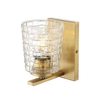 Saben 1-Light Wall Sconce Vintage Brass