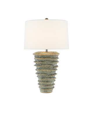 Sunken Green Table Lamp