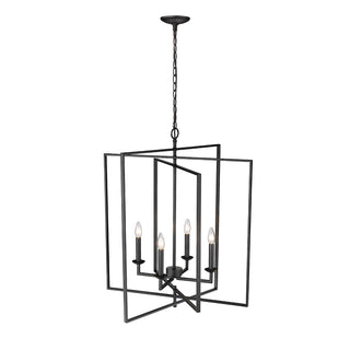 Nellis 4-Light Pendant light Matte Black