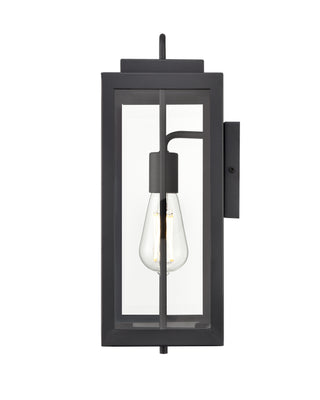 Gallatin 1-Light Outdoor Wall Sconce Textured Black