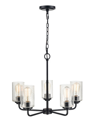 Moven 5-Light Chandelier Ceiling - Matte Black