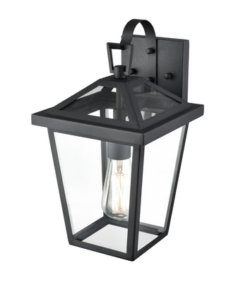 Mensun 1-Light Outdoor Wall Sconce Textured Black